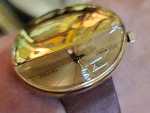 Jovial Vision 2000 Gold Watch